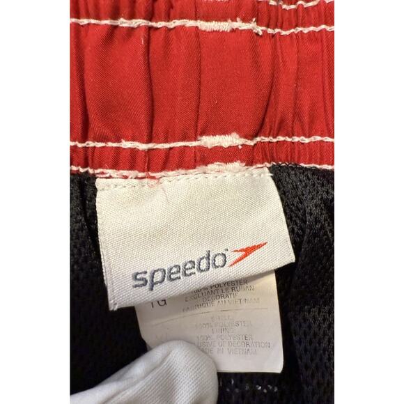 Speedo Marina Volley Short Swim Beach XL SWIM Black White Red 87-27 - Picture 13 of 15